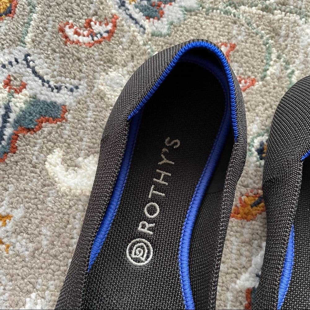 Black Round Toe Rothy’s Flats - Picture 5 of 9